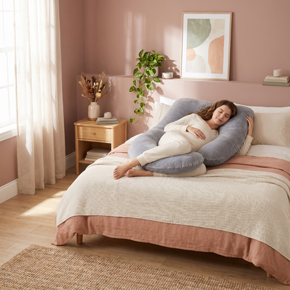 Pregnancy Support Pillow – Cloud Shaped Design