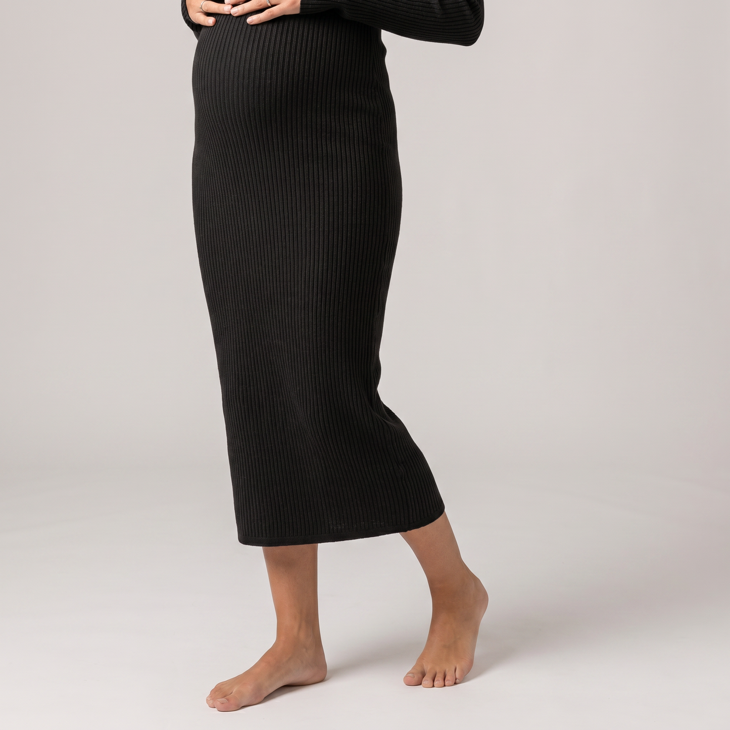 Form-Fitting Midi Dress