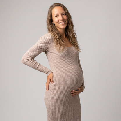 Form-Fitting Midi Dress