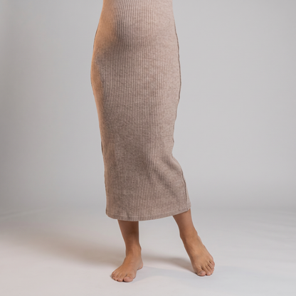 Form-Fitting Midi Dress