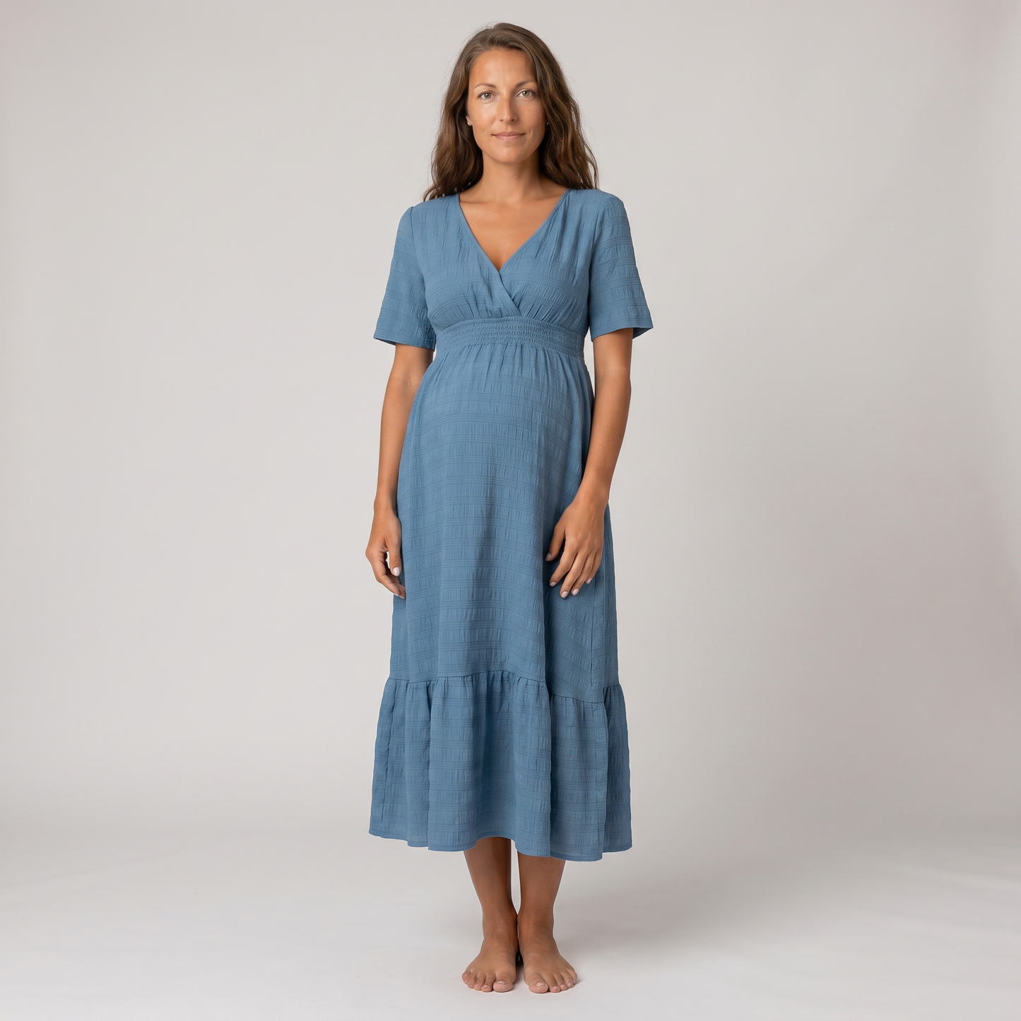 Long Floral Dress with Maxi Length