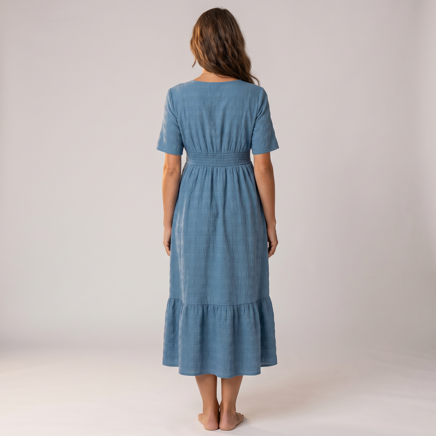 Long Floral Dress with Maxi Length