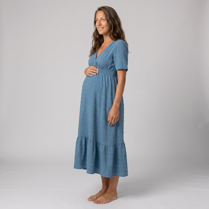 Long Floral Dress with Maxi Length