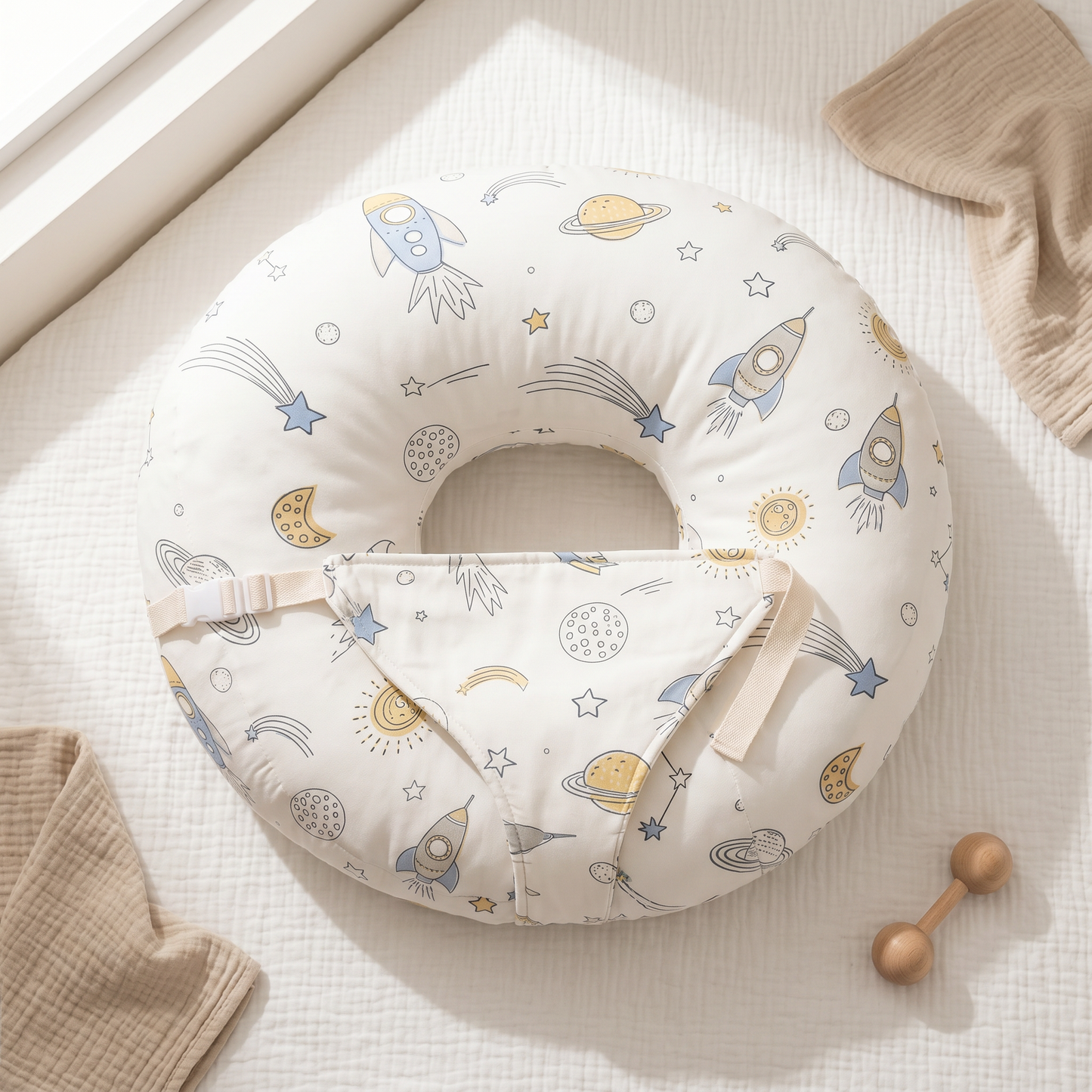 Supportive Cushion with Cloud Slope Design