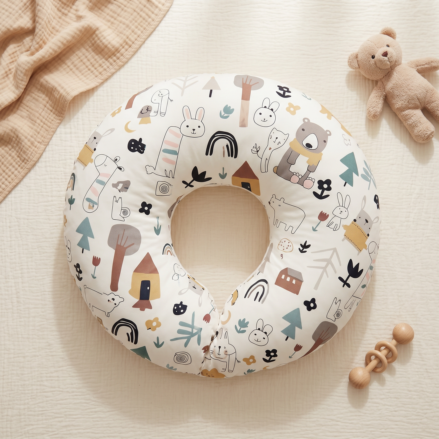 Supportive Cushion with Cloud Slope Design