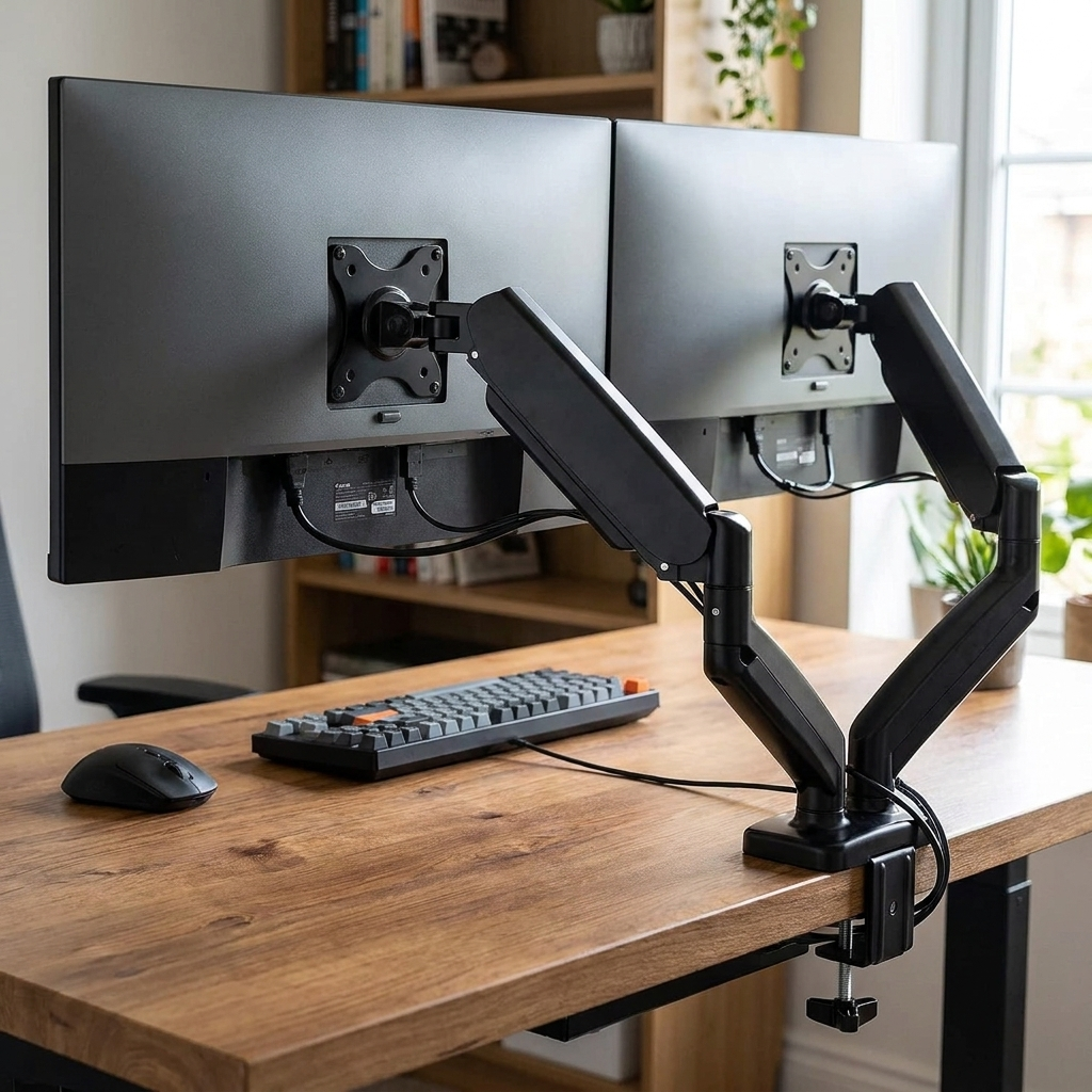 Monitor Stand for Dual Screens