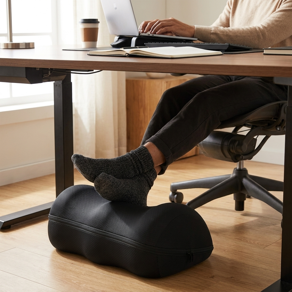 Height-Adjustable Footrest for Comfort and Support