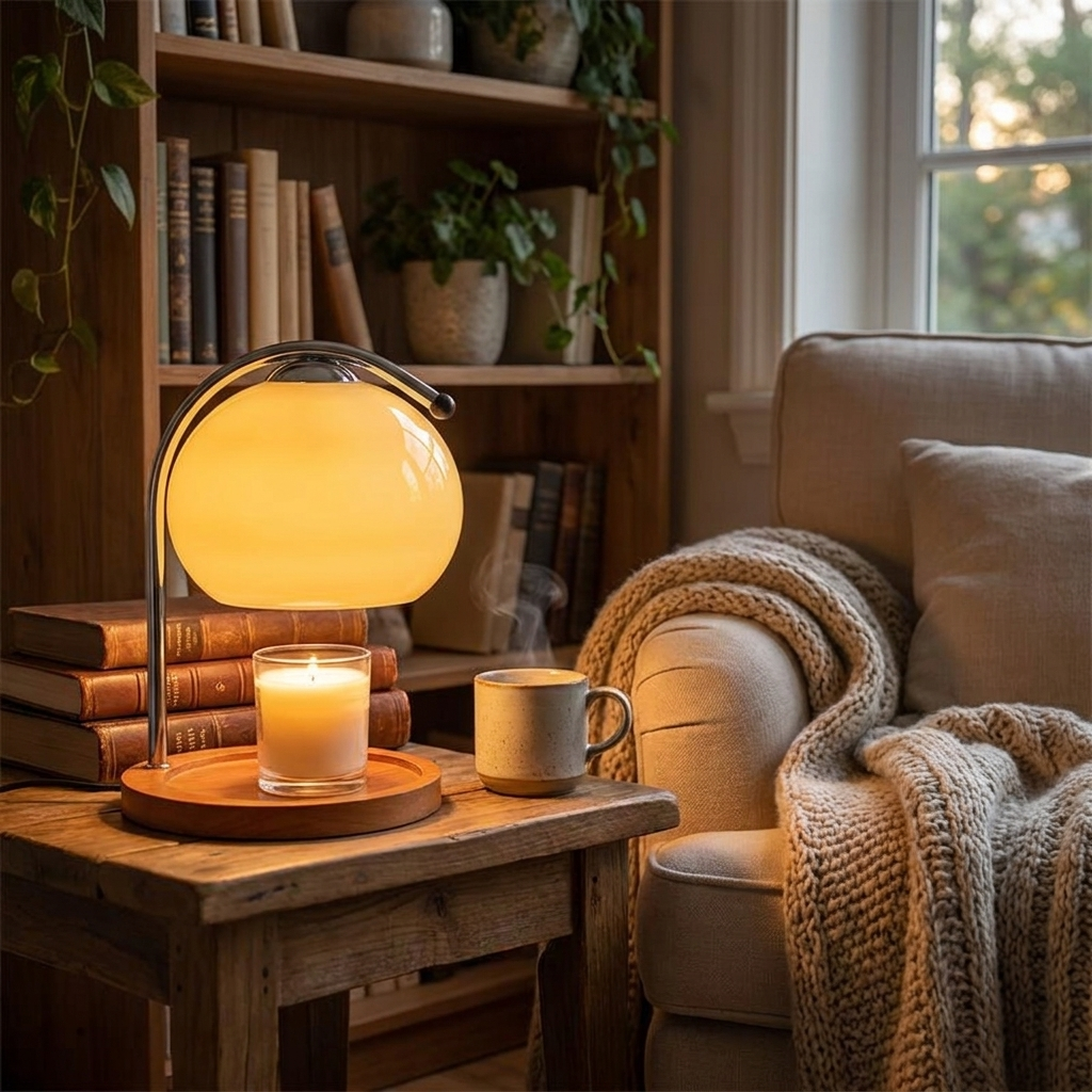LED Table Lamp with Japanese Design – SakuraGlow Inspired