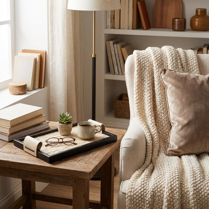 Decorative Tray for Organizing – Nature-Inspired Design