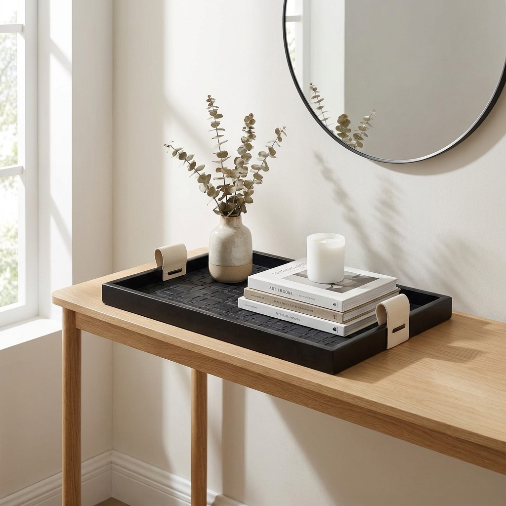 Decorative Tray for Organizing – Nature-Inspired Design