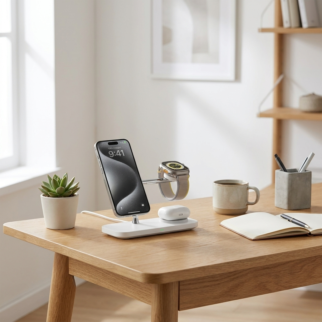 3-in-1 Magnetic Wireless Charger Station for Devices