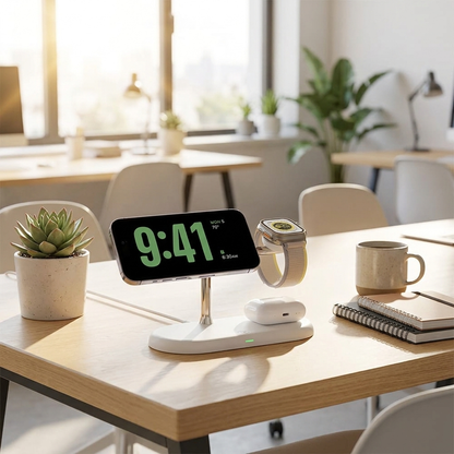 3-in-1 Magnetic Wireless Charger Station for Devices