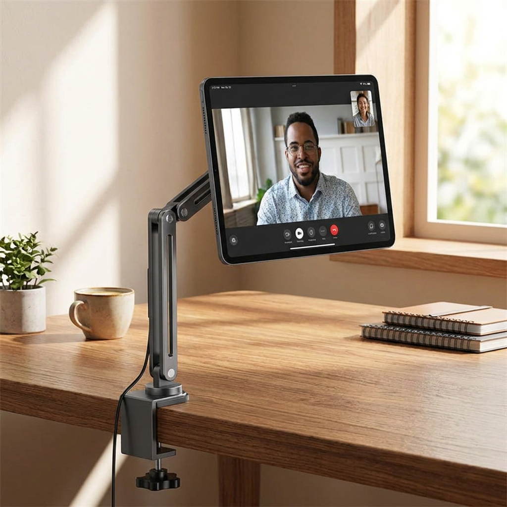 Magnetic Charging Stand and Desk Mount for iPad