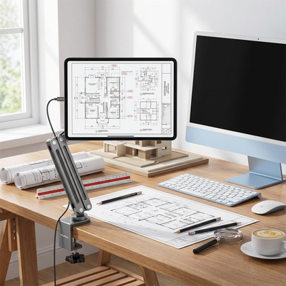 Magnetic Charging Stand and Desk Mount for iPad