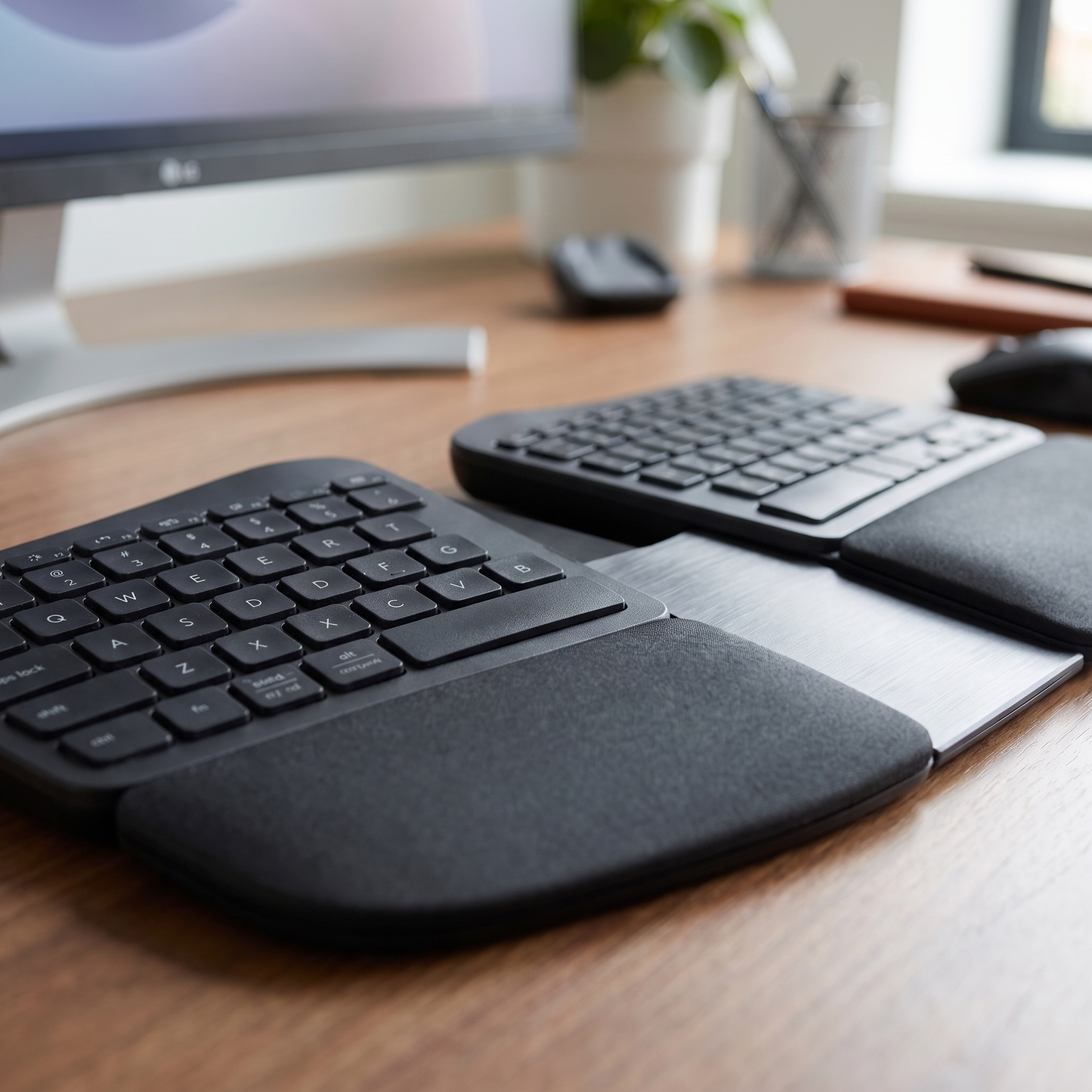 Stylish Ergonomic Keyboard for Desk Use