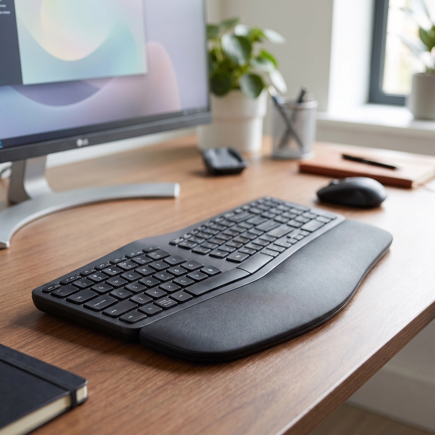 Stylish Ergonomic Keyboard for Desk Use