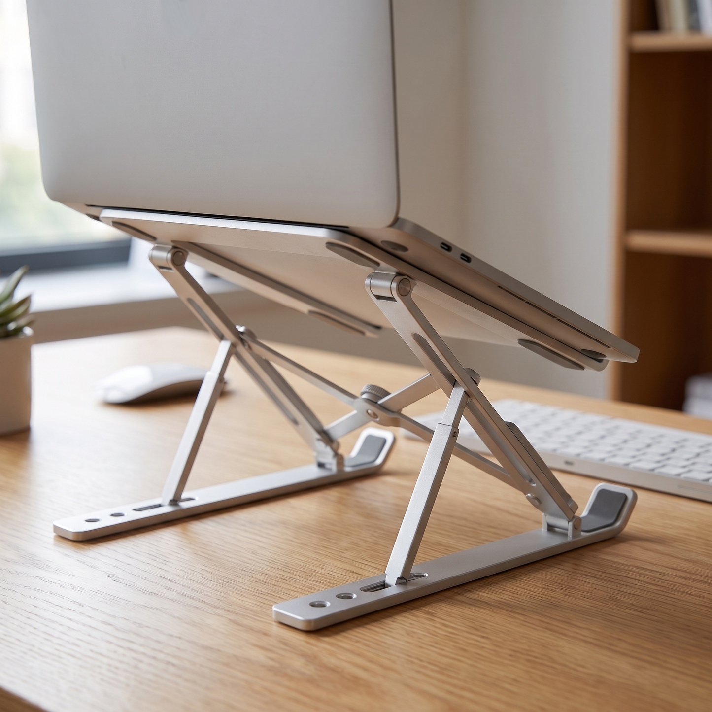 Aluminum Laptop Holder for Ergonomic Positioning