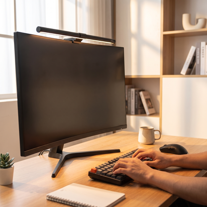 LED Monitor Light Bar with Adjustable Temperature Settings