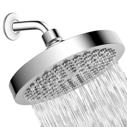 Adjustable Swivel Shower Head for Full Coverage High-Pressure Rainfall
