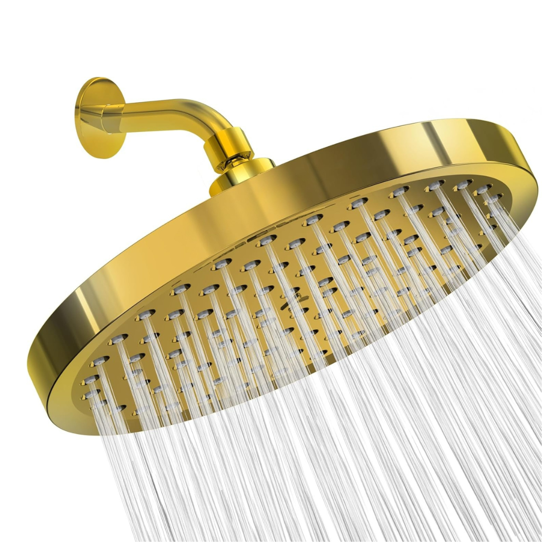 Adjustable Swivel Shower Head for Full Coverage High-Pressure Rainfall