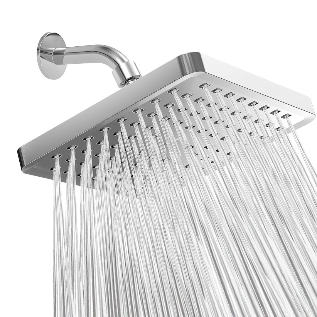 Adjustable Swivel Shower Head for Full Coverage High-Pressure Rainfall
