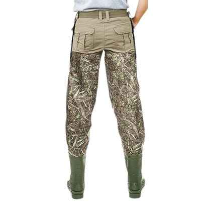 Adjustable Straps Hip Waders with PVC Footwear for Wet Conditions