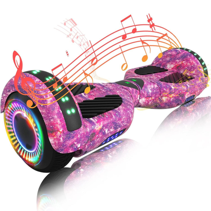 Dual Motor Hoverboard 250W with Bluetooth, App Control, and LED Lights