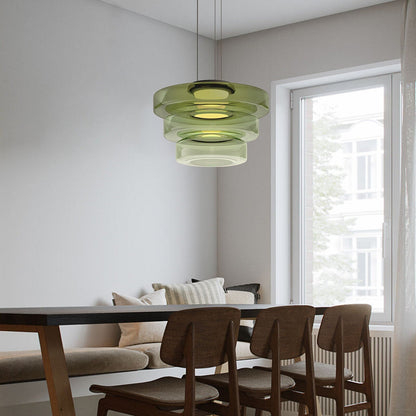Sleek Glass Pendant Light – Contemporary Hanging Fixture