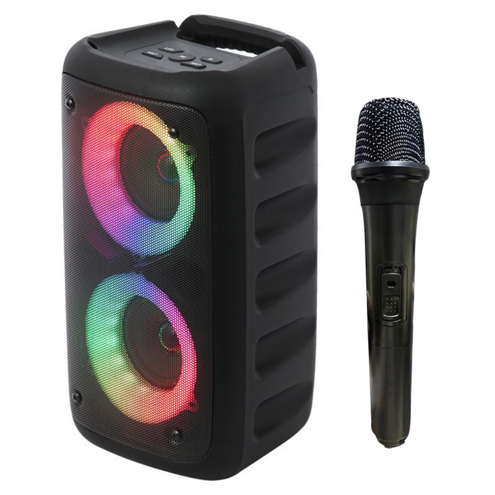 Ultimate Portable Karaoke Speaker Set with Dual Microphones
