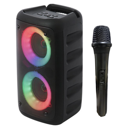 Ultimate Portable Karaoke Speaker Set with Dual Microphones