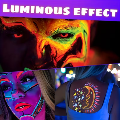 Vibrant UV Body Art Kit for Unforgettable Events