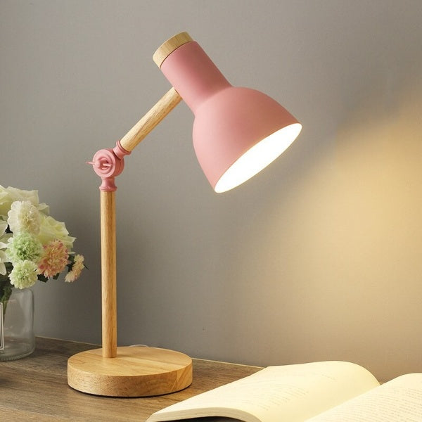 Elegant Wood LED Lamp – Modern Minimalist Design