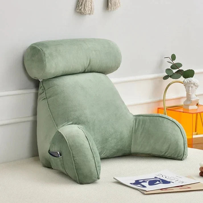 Supportive Reading Pillow for Comfort and Relaxation