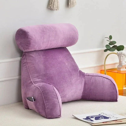 Supportive Reading Pillow for Comfort and Relaxation