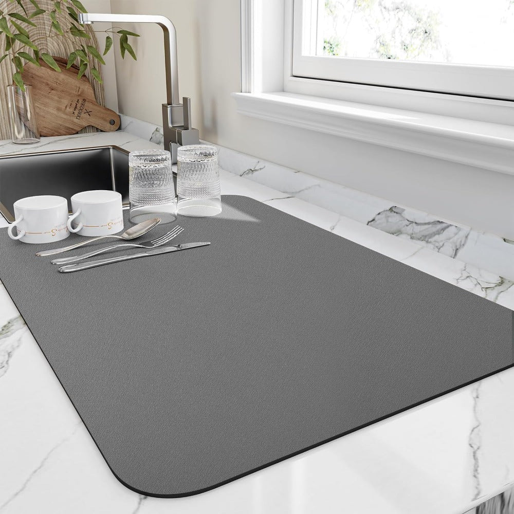 Efficient Kitchen Drying Mat - Space-Saving Water Absorber