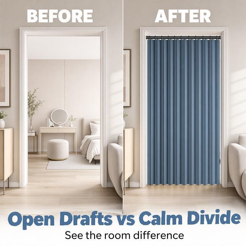 Easy-Install Accordion Door Screen – No Tools Needed