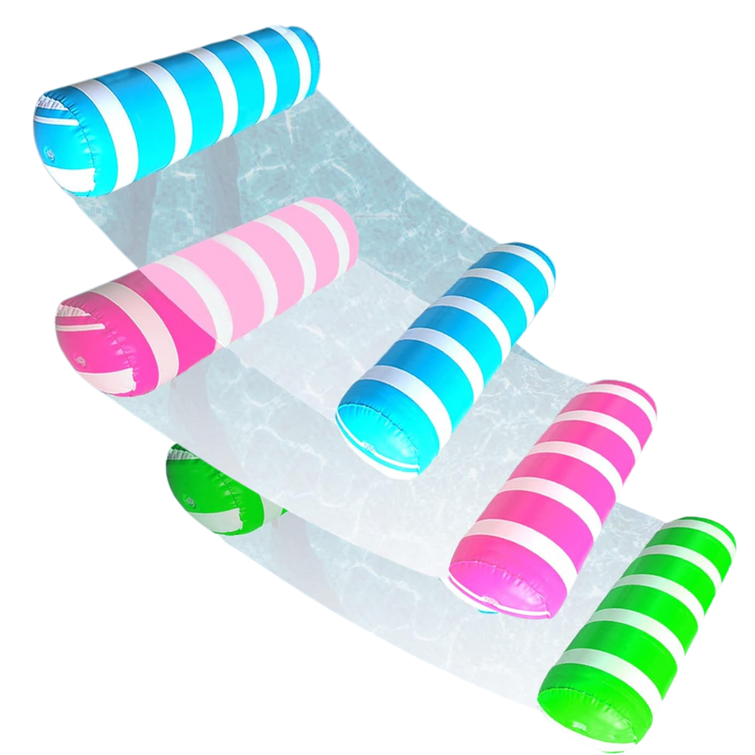 Multi-Piece Hammock Lounge Chair Float for Inflatable Pools