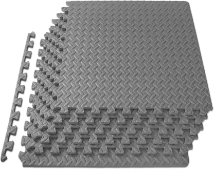 Non-Slip EVA Foam Interlocking Floor Mat Set