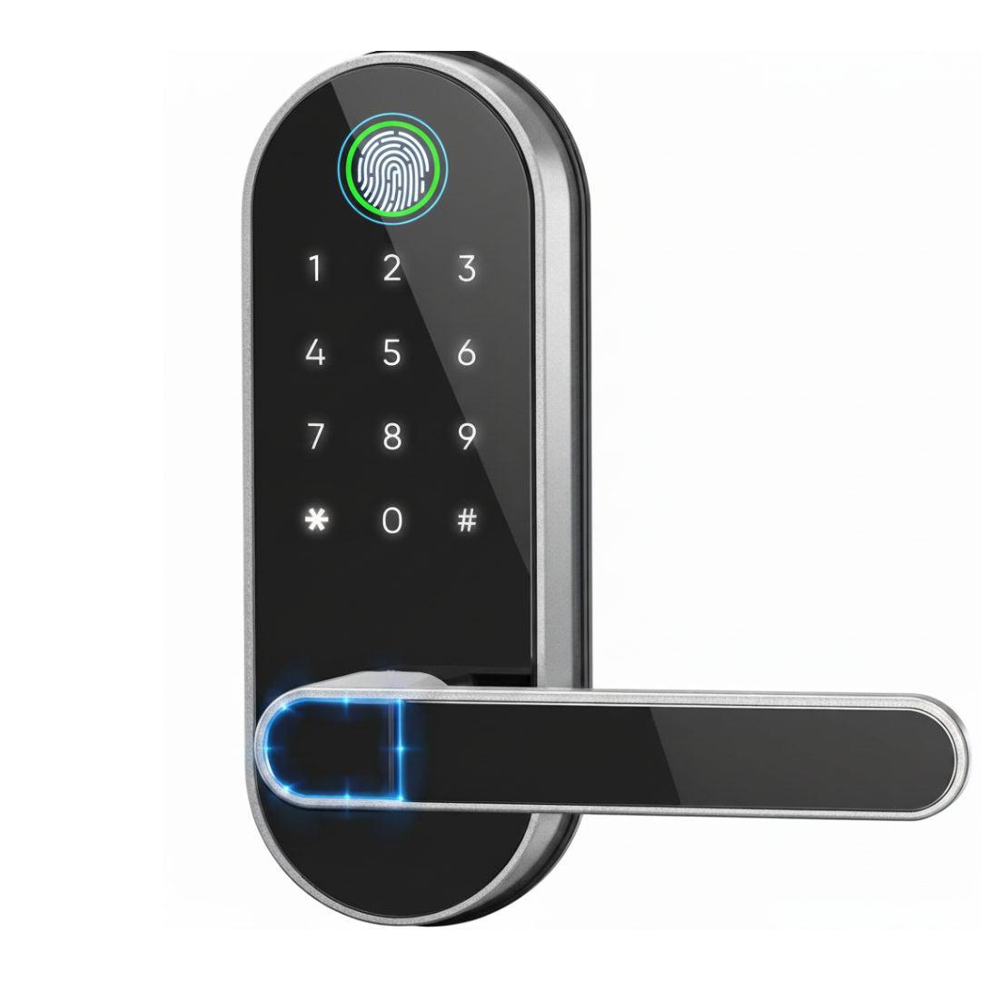 Fingerprint Door Lock with Keypad, App Control and Auto-Lock Feature