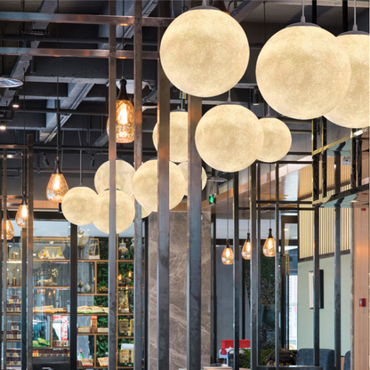 Celestial Orb Pendant Light for a Tranquil Glow