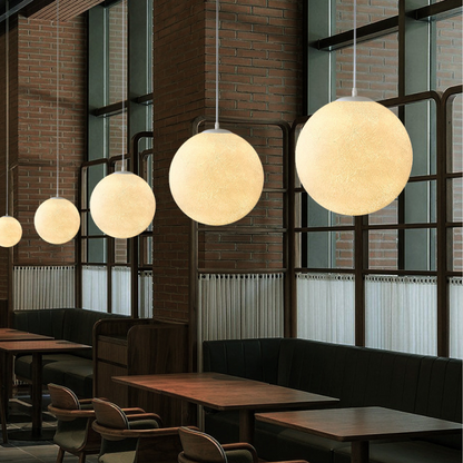 Celestial Orb Pendant Light for a Tranquil Glow