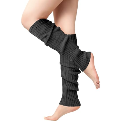 Fashionable Knitted Leg Warmers for Women - 80s Dance & Yoga Accessory