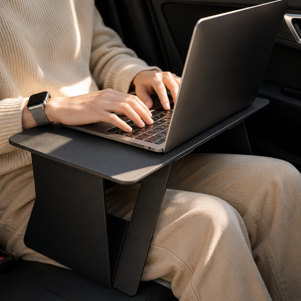 Adjustable Foldable Desk Stand for Laptops - 6 Functions