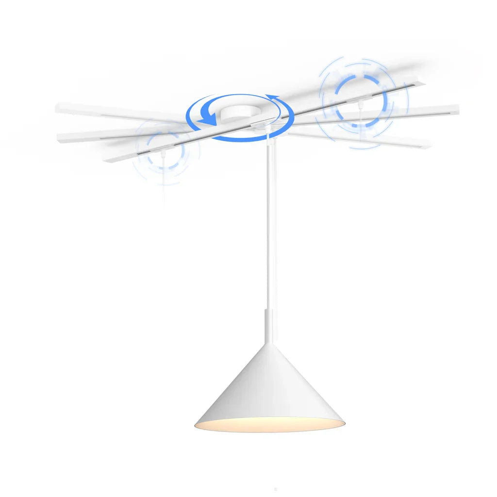 Versatile Ceiling Track Light System with Adjustable Pendant Mount