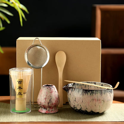Elegant Matcha Preparation Set - 6 Essential Pieces