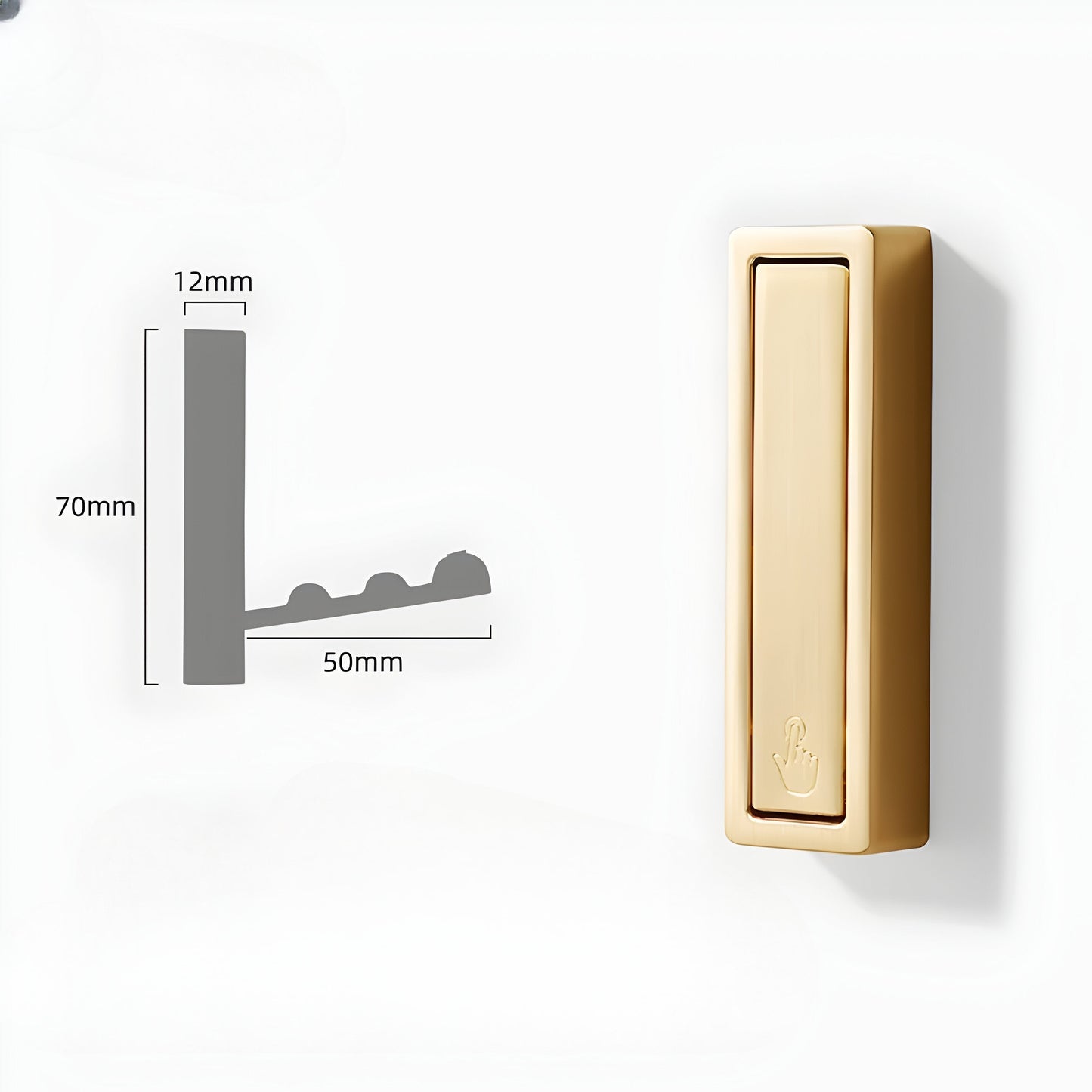 Compact Wall Hook – Sleek and Space-Efficient Solution
