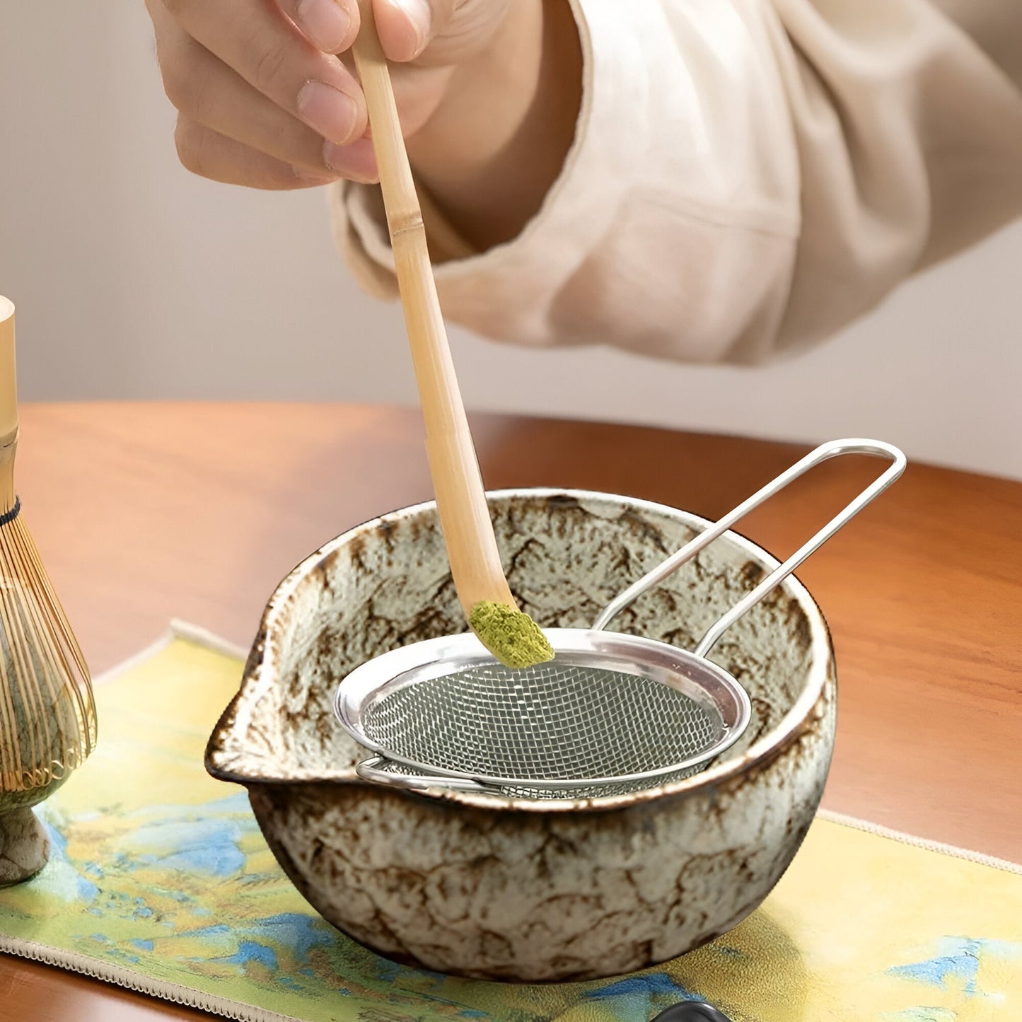 Elegant Matcha Preparation Set - 6 Essential Pieces