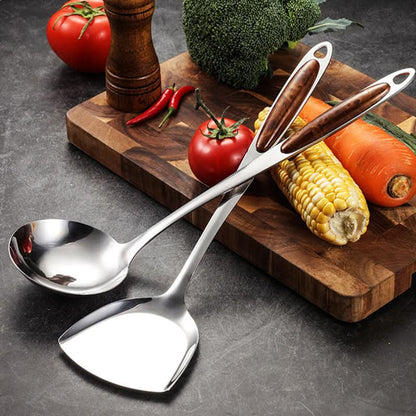 Premium Stainless Steel Cooking Utensil Collection - Stylish & Reliable