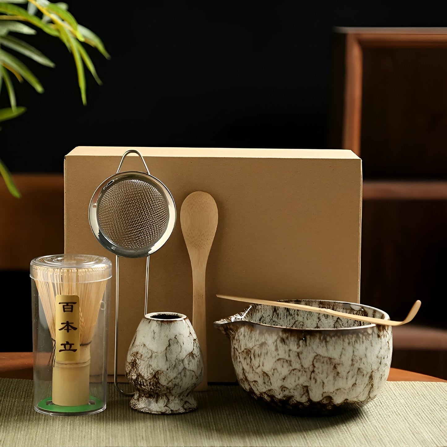 Elegant Matcha Preparation Set - 6 Essential Pieces