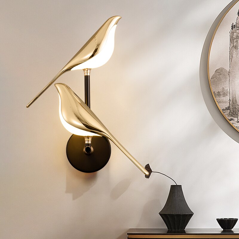 Modern Avian Design LED Wall Lamp